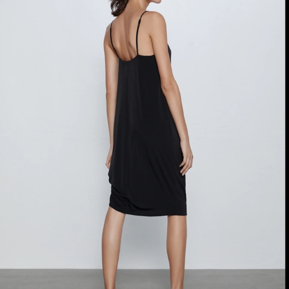 🔥Zara STRAPPY Cowl Neck Camisole Dress - Picture 7 of 9